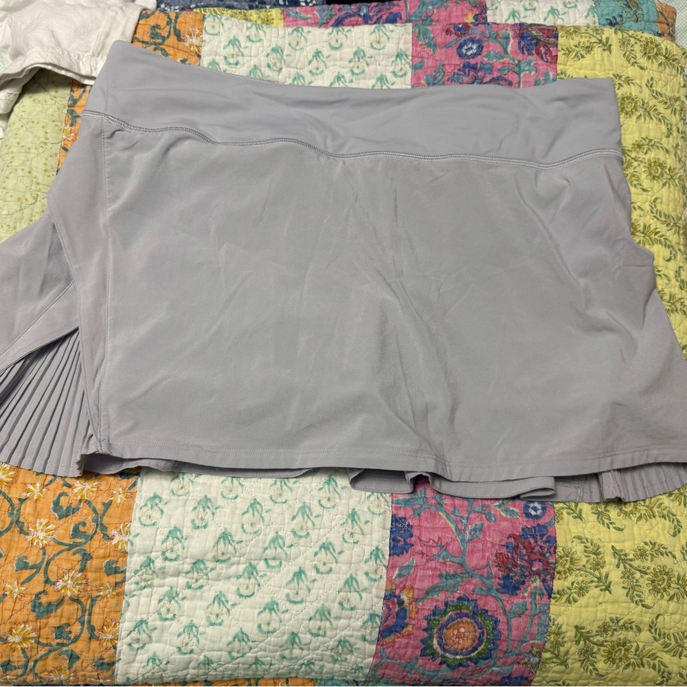 Lululemon Gray Pleated Skort